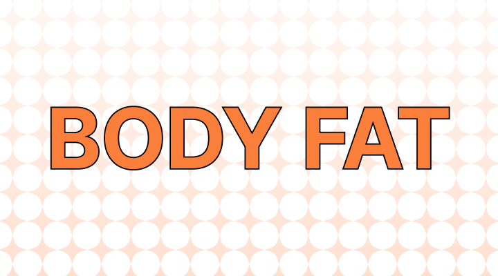 체지방률 영어로 (Body fat percentage 및 체지방률과 관련된 표현)
