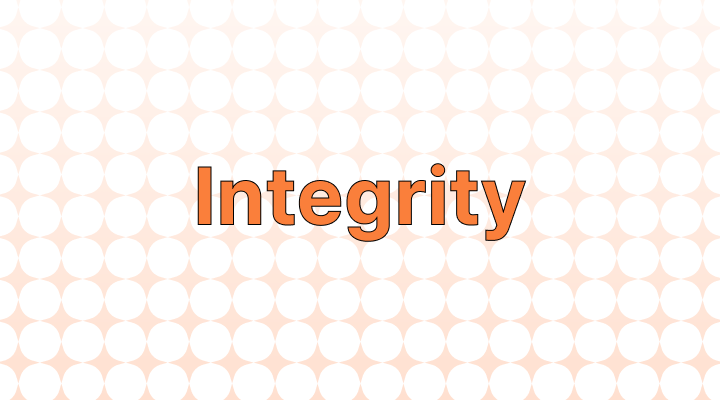 Integrity 뜻과 예시
