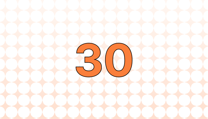 30 영어로(Thirty, Three-Zero/Three-Oh, Thirtieth 차이와 뜻)