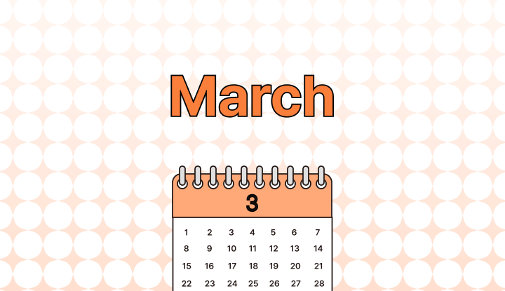 3월 영어로 (March, Mar., Mar, 03 차이와 뜻)